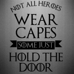 Наклейка Not all heroes wear capes - PrintSalon