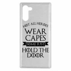 Чехол для Samsung Note 10 Not all heroes wear capes - PrintSalon