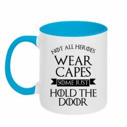 Чашка двухцветная 320ml Not all heroes wear capes - PrintSalon