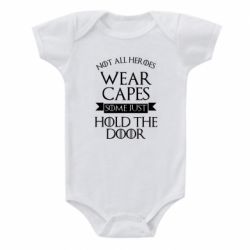 Детский бодик Not all heroes wear capes - PrintSalon