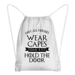Рюкзак-мешок Not all heroes wear capes - PrintSalon