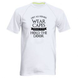 Мужская футболка для спорта Not all heroes wear capes - PrintSalon