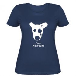 Женская футболка Not Found - PrintSalon