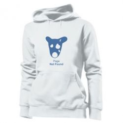 Женское худи Not Found - PrintSalon