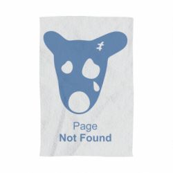Полотенце с принтом Not Found - PrintSalon