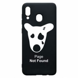 Чехол для Samsung A20 Not Found - PrintSalon