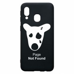 Чехол для Samsung A40 Not Found - PrintSalon