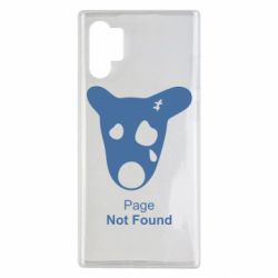 Чехол для Samsung Note 10 Plus Not Found - PrintSalon