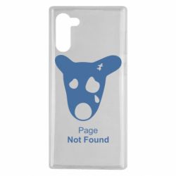 Чехол для Samsung Note 10 Not Found - PrintSalon