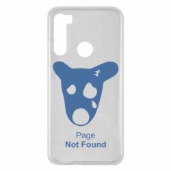 Чехол для Xiaomi Redmi Note 8 Not Found - PrintSalon