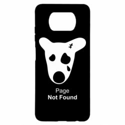 Чехол для Xiaomi Poco X3 Not Found - PrintSalon