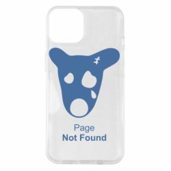 Чехол для iPhone 14 Not Found - PrintSalon