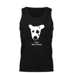 Мужская майка Not Found - PrintSalon