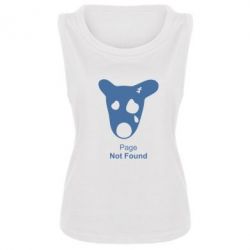 Женская майка Not Found - PrintSalon