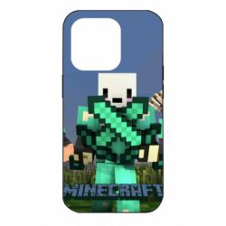 Чехол для iPhone 14 Pro Novaskin Minecraft - PrintSalon