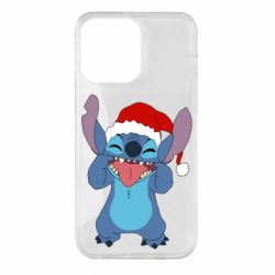 Чехол для iPhone 14 Pro Max Новогодний Стич - PrintSalon