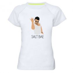 Женская футболка для спорта Nusret Salt Bae - PrintSalon
