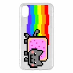 Чехол для iPhone X/Xs Nyan cat - PrintSalon