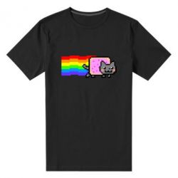 Мужская футболка премиум Nyan cat - PrintSalon