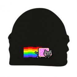 Шапка флисовая Nyan cat - PrintSalon