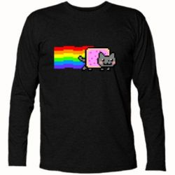 Футболка с длинным рукавом Nyan cat - PrintSalon