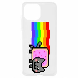 Чехол для Xiaomi Mi11 Lite Nyan cat - PrintSalon