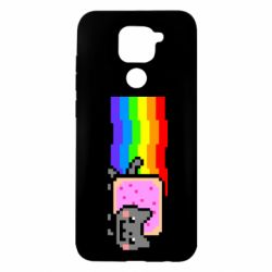 Чехол для Xiaomi Redmi Note 9/Redmi 10X Nyan cat