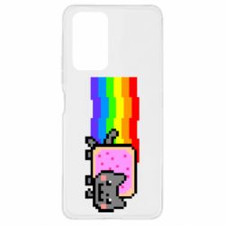 Чехол для Xiaomi Redmi Note 10 Pro Nyan cat - PrintSalon