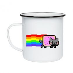 Кружка эмалированная Nyan cat - PrintSalon