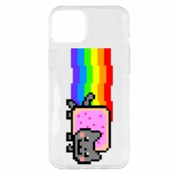 Чехол для iPhone 14 Plus Nyan cat - PrintSalon