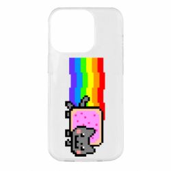 Чехол для iPhone 14 Pro Nyan cat - PrintSalon