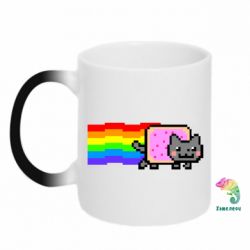 Чашка-хамелеон Nyan cat - PrintSalon