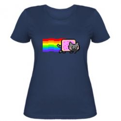 Женская футболка Nyan cat - PrintSalon
