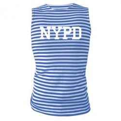 Майка-тельняшка NYPD - PrintSalon