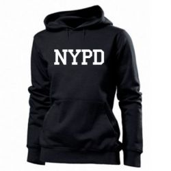 Женское худи NYPD - PrintSalon