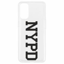 Чехол для Oppo Reno 4 NYPD - PrintSalon