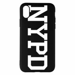 Чехол для iPhone X/Xs NYPD - PrintSalon