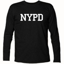 Футболка с длинным рукавом NYPD - PrintSalon