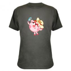 Камуфляжная футболка Нюша в шляпке - PrintSalon