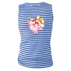 Майка-тельняшка Нюша в шляпке - PrintSalon