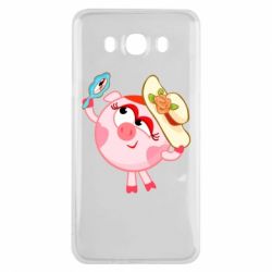 Чехол для Samsung J7 2016 Нюша в шляпке - PrintSalon