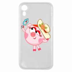 Чехол для iPhone XR Нюша в шляпке