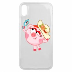 Чехол для iPhone Xs Max Нюша в шляпке - PrintSalon