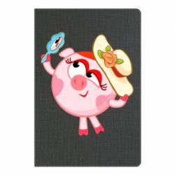 Блокнот з принтом Нюша в капелюшку