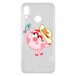 Чехол для Huawei P Smart Plus 2018 Нюша в шляпке - PrintSalon