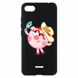 Чехол для Xiaomi Redmi 6A Нюша в шляпке - PrintSalon