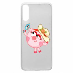 Чехол для Samsung A70 Нюша в шляпке - PrintSalon