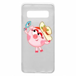 Чехол для Samsung S10 Нюша в шляпке - PrintSalon