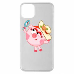 Чехол для iPhone 11 Pro Max Нюша в шляпке - PrintSalon