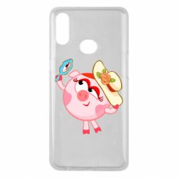 Чехол для Samsung A10s Нюша в шляпке - PrintSalon